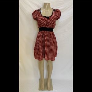 Anthropologie Knitted Dove Sz Small Printed Dress